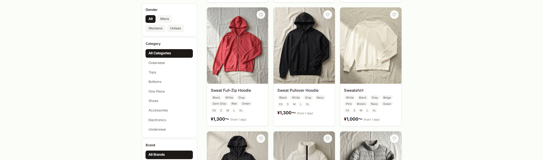 Laplace closet catalog